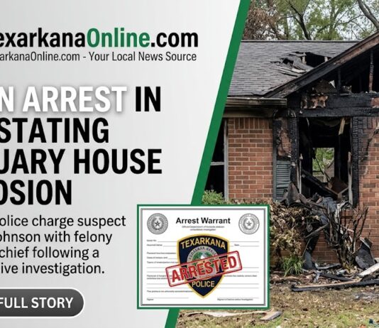 Arrest made in connection with February house explosion in Texarkana